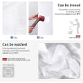 Miniatyrbilde 2 av 5: Bakgrunn(hvit) 3*3m Fotostudio Folding Sheer Muslin For Photography Video Og Fjernsyn