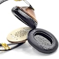 Miniatyrbillede 5 af 5: Støjreducerende ørepuder til Meze 99 Classics, M99c-wg hovedtelefon tyk ørepud 2x（gul）