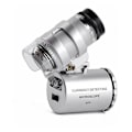 Miniatyrbild 1 av 5: Illuminated Loupe Microscope Mini 60X Smycken Loupe