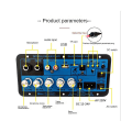 Miniatyrbilde 5 av 5: Bil Bluetooth Digital Forsterkerkort Dobbel Mikrofon Bluetooth 5.0 Stereo Forsterker Subwoofer Kara（BlåSvart）