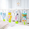 Miniatyrbild 3 av 5: Baby Animal Hängande Rassel Leksak, Baby Nyfödd Plysch Djur Rassel, Leksaker för 3 Månader och 12 Månader Baby Nyfödd, Sensorisk Leksak med Pipljud (Uggla)