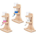 Miniatyrbild 3 av 4: Hamster Dispenser Flaska 120ml Plast Droppflaska Hängande Automatisk Husdjur Vatten Dispenser