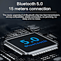 Miniatyrbild 5 av 5: Bluetooth-högtalare utomhus bärbar Bluetooth Stereo Radio trådlös retro handhållen support（Vit）