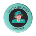 Miniatyrbillede 1 af 3: Dronning Elizabeth II Mindebrystspænde - Nemt bærbart mærke til tøj, tasker og vægge（grøn）