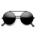 Miniatyrbilde 2 av 2: Limited Edition Color Flip-up Lens Round Circle Django Solbriller_dxm（Black Smoke）