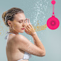 Miniatyrbild 2 av 5: Bluetooth-duschhögtalare Handsfree-högtalartelefon med inbyggd mikrofon Dedikerad sugkopp för duschar Bluetooth 5.0 IP64（Rosa）