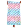 Miniatyrbild 1 av 5: Mikrofiber Strandhandduk, Snabbtorkande Badhandduk, Supermjuk Absorberande Lämplig För Strand Pool Resor Camping Gym Utomhus Solbad (M)