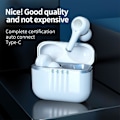 Miniatyrbild 3 av 5: J7 Bluetooth-headset trådlöst in-ear ANC/ENC dubbla mikrofon brusreducerande Bluetooth-headset privat modell (vit)