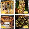 Miniatyrbilde 4 av 4: Usb Led Julelys Med Fjernkontroll 100led Halloween Innendørs Utendørs Dekorasjonslys Soverom Bryllupsfest Hjem Hage Varm Hvit
