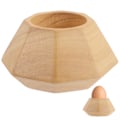 Miniatyrbilde 1 av 2: Påske tre egg base egg kopp tre egg oppbevaringsstativ påske foto rekvisitter (10X5.2cm, som vist på bildet)