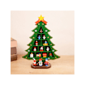 Miniatyrbild 2 av 5: Målad jul trä nedräkningskalender julgran kalender godis presentask dekoration