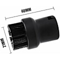 Miniatyrbillede 2 af 5: Damprensningsbørster til Kärcher SC1 SC2 CTK10 SC3 SC4 SC5 SC7, Runde Nylon Messing Damprensningsbørster, Pakke med 8