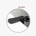 Miniatyrbillede 2 af 3: 2 stk. Justerbar 0-45mm Arm Skrivebords Klemme Bordlampe Klemmeholder Metal Stativ - Sort
