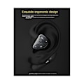Pikkukuva 3 / 5: Az20 Bluetooth 5.3 langattomat Earhook-kuulokkeet Hifi High Fidelity -kuulokkeet ulkopeleihin Urheilu H（musta）