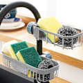 Miniatyrbild 4 av 5: Diskhoorganiseringsställ Hållare Stansfri Rotationsbar Diskställ För Kök Arbetsplats Badrum