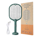 Miniatyrbild 2 av 3: Smart elektrisk insektsracket swatter zapper uppladdningsbar (Beige)