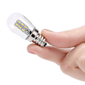 Miniatyrbilde 2 av 5: Led-lyspære E12 Glass Shade Lampebelysning for symaskin Kjøleskap（hvit）