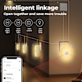 Miniatyrbild 3 av 4: 2023 Ny rörelsesensor nattlampa kök infraröd plug in hall dimbar ABS WIFI badrum vit sänglampa nattlampa