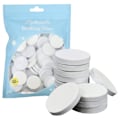Miniatyrbild 1 av 2: 50-pack självhäftande utbytbara poleringsskivor för nagelpolering (2X2cm, vit)