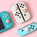 Miniatyrbild 2 av 5: 4x Analoga styrspaks tumgrepp joystick-greppskydd för Switch/Switch Lite/oled