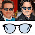 Pikkukuva 2 / 4: Klassinen Johnny Depp Pyöreä Aurinkolasit Naiset Retro Riisi Naula Pieni Soikea Aurinkolasit Miehet Tony Sininen Aurinkolasit Ocean Lasi Uv400-xmd（E352 harmaa）