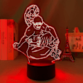 Miniatyrbillede 3 af 5: Manga LED-lys Jujutsu Kaisen Toji Fushiguro til soveværelsesindretning Natlys Jujutsu Kaisen Gave Akryl Anime 3d Lampe Værelsesindretning