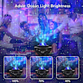 Miniatyrbilde 3 av 5: Stjerneprojektor nattlys - Galaxy Ocean Wave Projector, Starlight Projector Acsergery Gave