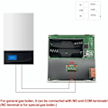 Miniatyrbild 5 av 5: Golvvärme Smart Väggmonterad Termostat med LCD-display - Blå bakgrundsbelysning