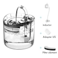 Miniatyrbild 4 av 4: 1,8 l Automatisk husdjursdrickfontän med kranpaket Induktionsfontän