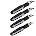 Miniatyrbillede 3 af 4: -4stk Motorcykel 12 Led Blinklys Blinklys Lys Amber - Aespa