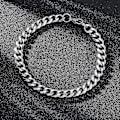 Miniatyrbillede 3 af 4: Polerede rustfrit stål armbånd til mænd og kvinder i guld og sort punk (5mm, guld farve)