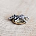 Miniatyrbillede 2 af 3: Pungmus, rotte pungamulet, rigdom tiltrækker penge talisman symbol