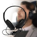 Miniatyrbillede 3 af 5: 3,5 mm Universal kablet hovedtelefon Hovedmonteret Gaming Headset med høj klarhed mikrofon til computer（Blå）
