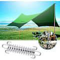 Miniatyrbild 3 av 3: Spänningsfjäder Spiralfjädrar För Campingtält Markis Markis Monteringstillbehör Rostfri Spänningsfjäder För Safe4pcs-silver