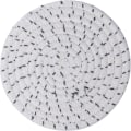 Miniatyrbillede 4 af 5: Grå 3-delt sæt: 100% bomuldsflettet grydelapper, 7\" diameter