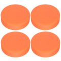 Pikkukuva 2 / 3: 4 kappaletta jääkiekkoja kumijääkiekkoja jääkiekon harjoitteluvälineitä (7X7cm, oranssi)