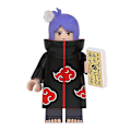 Miniatyrbillede 4 af 5: 8 stk. Anime Naruto Mini Actionfigur Legetøj, Byggeklodser Legetøjssæt Til Festartikler, Fans Gave（Formet B）