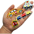 Miniatyrbilde 3 av 5: Broderte DIY-tilbehør til biljernlapper (16-delt sett), diverse trafikkdekorasjonslapper, søte klistremerkelapper for jakker, hatter, ryggsekker