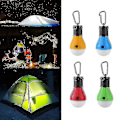Miniatyrbild 1 av 5: 4 st LED Camping Lamp Nödlampor Bärbar Tält Lykta Vattentät Hängande Lampor