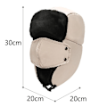 Miniatyrbillede 3 af 5: Vinterpilot hat Shearling Vinter