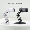 Miniatyrbilde 4 av 4: 360 Fleksibel Lazy Desk Telefonholder Lang Arm Tablet Stativfeste Universal（Sølv）