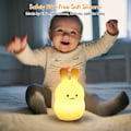 Miniatyrbild 3 av 5: LED-nattlampor, LED-nattlampor lampor i silikon med touch-brytare