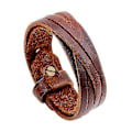 Miniatyrbilde 1 av 2: Multi-wrap brunt armbånd for menn