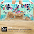 Miniatyrbild 4 av 5: Lätt handduk, badhandduk, strandhandduk Mikrofibermaterial lämplig för strand spa hotell resort camping resor vandring utomhuskonsert(l)