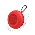 Miniatyrbild 3 av 5: Pool Flytande Högtalare Bärbar Högtalare 5W Bluetooth Högtalare Bluetooth 5.0 IPX 7 Också 20240498（Röd）