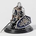 Miniatyrbilde 5 av 5: Dark Souls Heroes Of Lordran Siegmeyer Black Knight Faraam Artorias Pvc Figur Samleobjekt Modell Leke (Avansert 14cm pose)