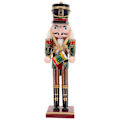 Miniatyrbilde 1 av 2: Julete tre nøtteknekker skrivebordsdekorativ tre nøtteknekker ornamenter tre nøtteknekker dekorasjon (30.00X8.80X8.80CM, som vist på bildet)