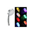 Miniatyrbild 2 av 5: LED-duschhuvud med färgbyte, 7 färger handhållen LED-duschhuvud badrum duschhuvud, LED högtrycksduschhuvud vattensnål spray
