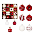 Miniatyrbilde 1 av 4: Julekuler Ornamenter Ball Shatterproof For Xmas Tree Holiday Bryllup