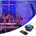 Miniatyrbillede 3 af 5: Led-projektorlys Ocean Wave natprojektor med Bluetooth-musikhøjttaler